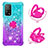 Coque Silicone Housse Etui Gel Bling-Bling avec Support Bague Anneau S02 pour Xiaomi Mi 10T Pro 5G Petit