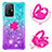 Coque Silicone Housse Etui Gel Bling-Bling avec Support Bague Anneau S02 pour Xiaomi Mi 11T 5G Petit