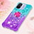 Coque Silicone Housse Etui Gel Bling-Bling avec Support Bague Anneau S02 pour Xiaomi Redmi 11A 4G Petit