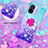 Coque Silicone Housse Etui Gel Bling-Bling avec Support Bague Anneau S02 pour Xiaomi Redmi 11A 4G Petit