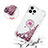 Coque Silicone Housse Etui Gel Bling-Bling avec Support Bague Anneau S03 pour Apple iPhone 13 Pro Max Petit