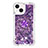 Coque Silicone Housse Etui Gel Bling-Bling avec Support Bague Anneau S03 pour Apple iPhone 14 Petit