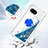 Coque Silicone Housse Etui Gel Bling-Bling avec Support Bague Anneau YB1 pour Google Pixel 8a 5G Petit