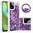 Coque Silicone Housse Etui Gel Bling-Bling avec Support Bague Anneau YB1 pour Motorola Moto G Power 5G (2023) Petit