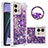 Coque Silicone Housse Etui Gel Bling-Bling avec Support Bague Anneau YB1 pour Motorola Moto G Stylus (2023) 4G Petit