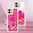 Coque Silicone Housse Etui Gel Bling-Bling avec Support Bague Anneau YB1 pour Motorola Moto G Stylus (2023) 4G Rose Rouge