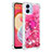 Coque Silicone Housse Etui Gel Bling-Bling avec Support Bague Anneau YB1 pour Samsung Galaxy M04 Petit