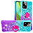 Coque Silicone Housse Etui Gel Bling-Bling avec Support Bague Anneau YB2 pour Motorola Moto G Power 5G (2023) Petit