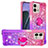 Coque Silicone Housse Etui Gel Bling-Bling avec Support Bague Anneau YB2 pour Motorola Moto G Stylus (2023) 4G Petit