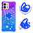 Coque Silicone Housse Etui Gel Bling-Bling avec Support Bague Anneau YB2 pour Motorola Moto G Stylus (2023) 5G Petit