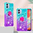 Coque Silicone Housse Etui Gel Bling-Bling avec Support Bague Anneau YB2 pour Samsung Galaxy A04 4G Petit