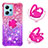 Coque Silicone Housse Etui Gel Bling-Bling avec Support Bague Anneau YB2 pour Xiaomi Poco X5 5G Petit