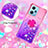 Coque Silicone Housse Etui Gel Bling-Bling avec Support Bague Anneau YB2 pour Xiaomi Poco X5 5G Petit