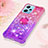 Coque Silicone Housse Etui Gel Bling-Bling avec Support Bague Anneau YB2 pour Xiaomi Poco X5 5G Petit