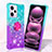 Coque Silicone Housse Etui Gel Bling-Bling avec Support Bague Anneau YB2 pour Xiaomi Redmi Note 12 Pro 5G Petit