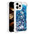 Coque Silicone Housse Etui Gel Bling-Bling S01 pour Apple iPhone 13 Pro Max Bleu