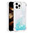 Coque Silicone Housse Etui Gel Bling-Bling S01 pour Apple iPhone 13 Pro Max Bleu Ciel