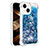 Coque Silicone Housse Etui Gel Bling-Bling S01 pour Apple iPhone 15 Plus Bleu