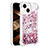 Coque Silicone Housse Etui Gel Bling-Bling S01 pour Apple iPhone 15 Rouge