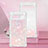 Coque Silicone Housse Etui Gel Bling-Bling S01 pour Google Pixel 7a 5G Rose