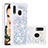 Coque Silicone Housse Etui Gel Bling-Bling S01 pour Samsung Galaxy A20e Argent