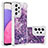 Coque Silicone Housse Etui Gel Bling-Bling S01 pour Samsung Galaxy A33 5G Violet