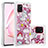 Coque Silicone Housse Etui Gel Bling-Bling S01 pour Samsung Galaxy A81 Petit