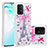 Coque Silicone Housse Etui Gel Bling-Bling S01 pour Samsung Galaxy A91 Petit