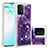 Coque Silicone Housse Etui Gel Bling-Bling S01 pour Samsung Galaxy A91 Petit