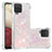 Coque Silicone Housse Etui Gel Bling-Bling S01 pour Samsung Galaxy F12 Petit