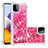 Coque Silicone Housse Etui Gel Bling-Bling S01 pour Samsung Galaxy F42 5G Petit