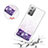 Coque Silicone Housse Etui Gel Bling-Bling S01 pour Samsung Galaxy Note 20 5G Petit