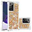 Coque Silicone Housse Etui Gel Bling-Bling S01 pour Samsung Galaxy Note 20 Ultra 5G Or