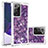 Coque Silicone Housse Etui Gel Bling-Bling S01 pour Samsung Galaxy Note 20 Ultra 5G Petit