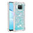 Coque Silicone Housse Etui Gel Bling-Bling S01 pour Xiaomi Mi 10i 5G Bleu Ciel