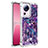 Coque Silicone Housse Etui Gel Bling-Bling S01 pour Xiaomi Mi 12 Lite NE 5G Violet