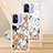 Coque Silicone Housse Etui Gel Bling-Bling S01 pour Xiaomi Poco C55 Or