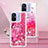 Coque Silicone Housse Etui Gel Bling-Bling S01 pour Xiaomi Poco C55 Rose Rouge