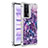 Coque Silicone Housse Etui Gel Bling-Bling S01 pour Xiaomi Redmi K60 5G Violet