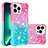 Coque Silicone Housse Etui Gel Bling-Bling S02 pour Apple iPhone 13 Pro Max Petit