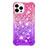 Coque Silicone Housse Etui Gel Bling-Bling S02 pour Apple iPhone 15 Pro Petit