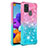 Coque Silicone Housse Etui Gel Bling-Bling S02 pour Samsung Galaxy A21s Petit