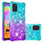 Coque Silicone Housse Etui Gel Bling-Bling S02 pour Samsung Galaxy A31 Bleu Ciel