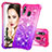 Coque Silicone Housse Etui Gel Bling-Bling S02 pour Samsung Galaxy A40 Petit