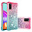 Coque Silicone Housse Etui Gel Bling-Bling S02 pour Samsung Galaxy A41 Petit