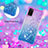 Coque Silicone Housse Etui Gel Bling-Bling S02 pour Samsung Galaxy A41 Petit