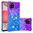 Coque Silicone Housse Etui Gel Bling-Bling S02 pour Samsung Galaxy A42 5G Violet