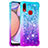 Coque Silicone Housse Etui Gel Bling-Bling S02 pour Samsung Galaxy M01s Petit