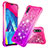 Coque Silicone Housse Etui Gel Bling-Bling S02 pour Samsung Galaxy M10 Petit