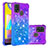 Coque Silicone Housse Etui Gel Bling-Bling S02 pour Samsung Galaxy M31 Prime Edition Violet